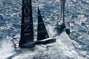 Today, September 30, 2024, marks a pivotal day in the competition as Luna Rossa Prada Pirelli Team and INEOS Britannia face off in Races 5 and 6 on the waters of Barcelona.